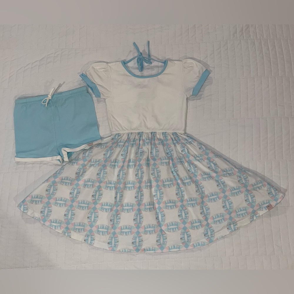 Omi Jo by Well Dressed Wolf Billow Quilt Dress w/ Matching Shorts